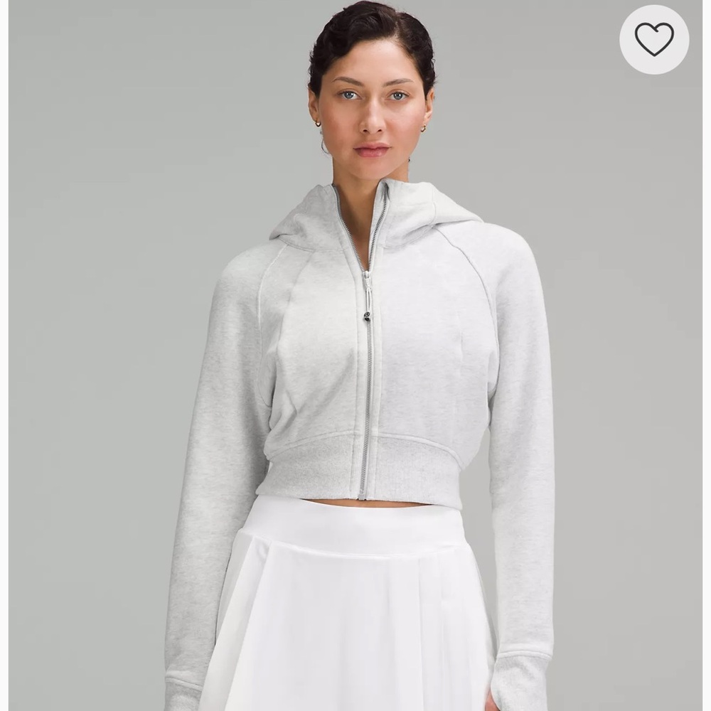 Lululemon Scuba Full Zip Cropped Hoodie